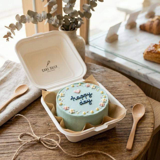 Aesthetic Bento Cake